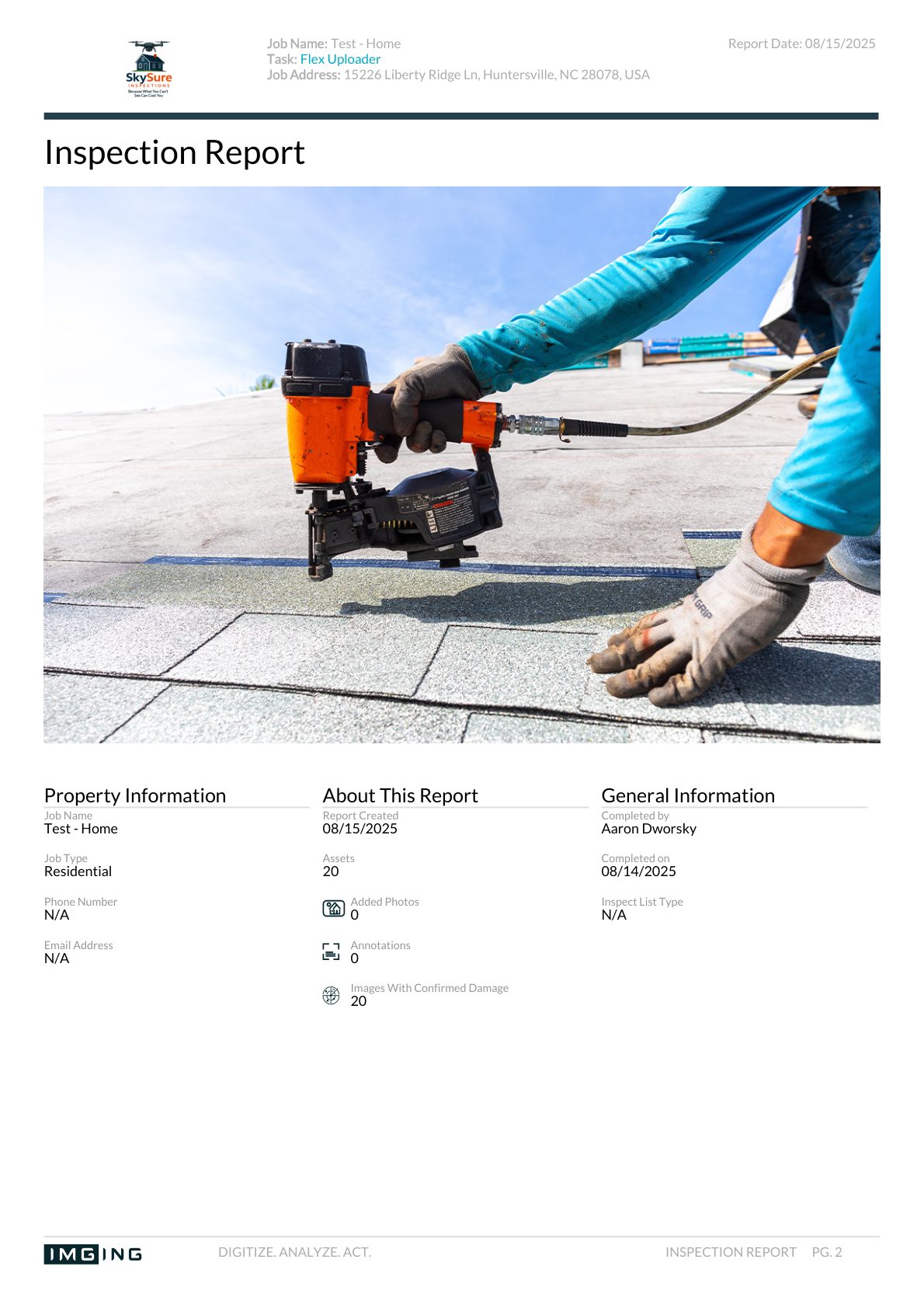 Sample report page 2 placeholder